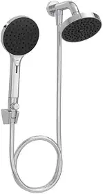 Chuveiro De Parede Redondo Com Desviador Deca Flex Cromado 126mm - Deca Metais
