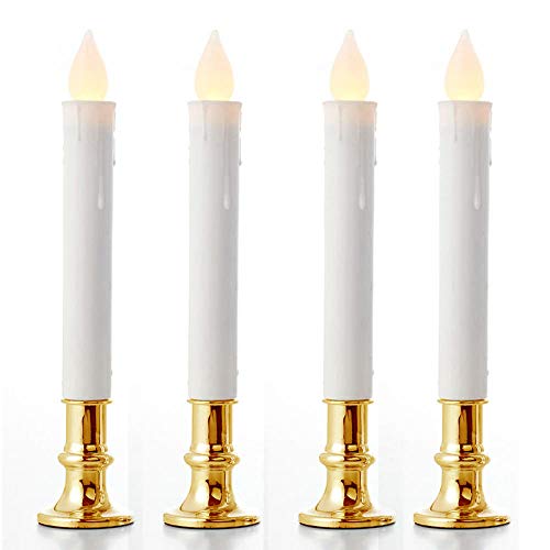 Preisvergleich Produktbild Energiesparlampenled Candle Lights Hochzeit Special Event Dinner Party Display Tischdekoration Beleuchtung Flackernde Kerzenhalter 8Pcs Gold