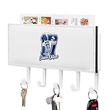 鍵収納 2023 WBC 侍JAPAN 大谷翔平 野球応援 フック 粘着タイプ ドア 取り外し可能 玄関収納 キーホルダー PUレザー おしゃれ ブラック