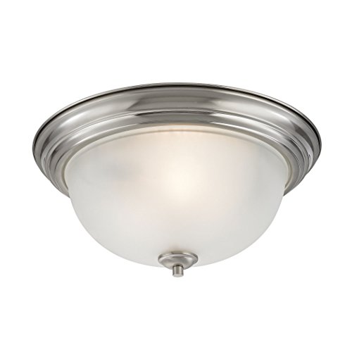 Cornerstone Lighting 2103FM/20 Thomas Lighting Flush Mount, Brushed Nickel