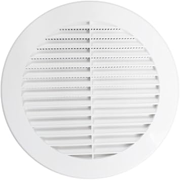 6 inch White Louver 1