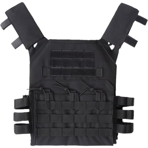 Gilet Militaire De L'armée, Porte-Plaque Molle, Gilet Airsoft pour Camping en Plein Air, Chasse, Pêche, Randonnée, Jeu De Guerre Airsoft