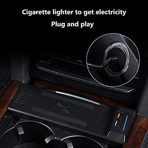 Cargador inalámbrico de automóviles rápido de 15W para Mercedes-Benz W212 E Clase 4