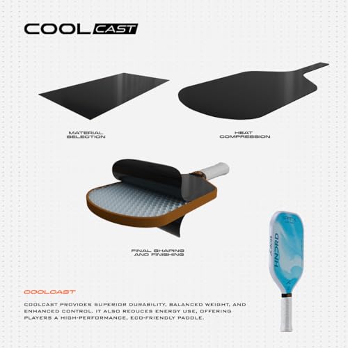 Image of Hundred Spirit X Flow Blast - Pickleball Paddle | 13mm Core | Wide Body Power Paddle | Enhanced Sweet Spot | Ideal for Beginners & Intermediate Players | Free Paddle Bag