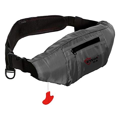 Eyson Inflatable Life Jacket Triangle Waist Bag Manual (Grey) Cover