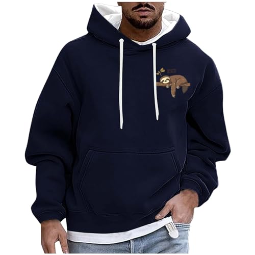 Graphic Hoodie for Men Fashion Lightweight Aesthetic Cool Hoodies Oversized Trendy Streetwear Pullover Sweatshirt