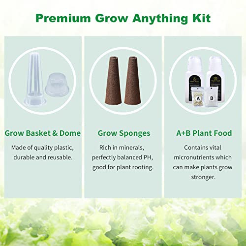 77pcsseedpodkitforaerogardenandallhydroponicsystemolizgrowanythingkitwith12growsponges12growbaskets12growdomes24domelabels12podlabels4abplantfood1tweezers  Urban Country Home Decor 77pcs seed pod kit for aero garden and all hydroponic system oliz grow anything kit with 12 grow sponges 12 grow baskets 12 grow domes 24 dome labels 12 pod labels 4 ab plant food 1 tweezers  urban country home decor