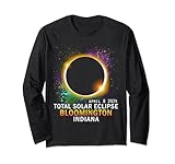 Photo Gallery bloomington indiana total solar eclipse aprile 8 2024 maglia a manica Photo Gallery bloomington indiana total solar eclipse aprile 8 2024 maglia a manica