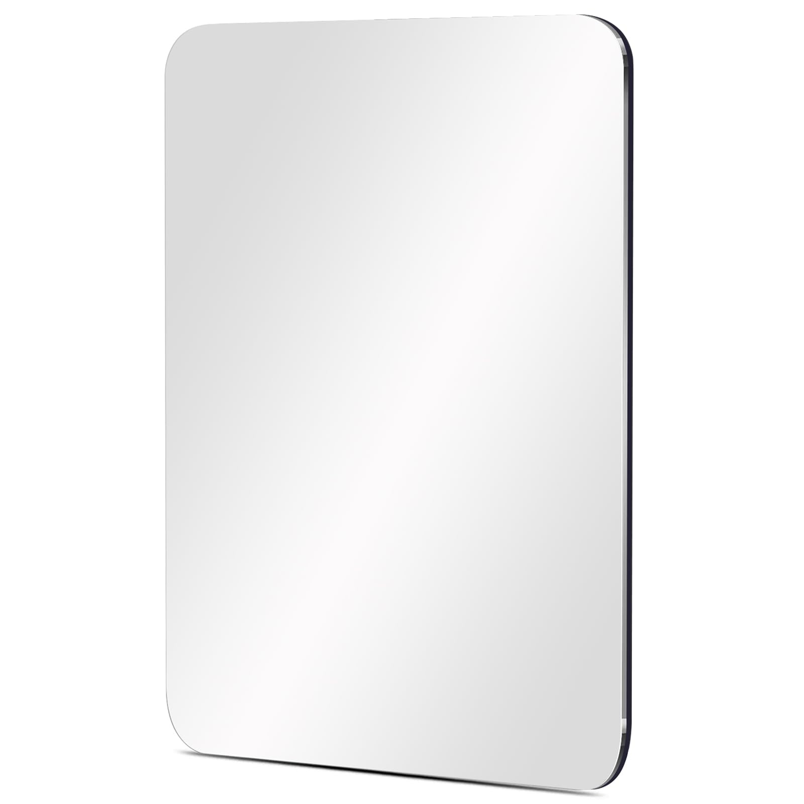Neehows Magnetic Locker Mirror, 1 Pcs 4.92" x 6.89" Small Real Glass Mirror