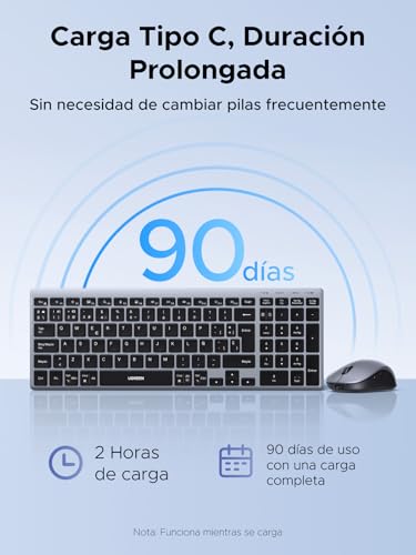 La Mejor Lista de Teclado y mouse inalambrico de esta semana. 9 Imagen adicional
