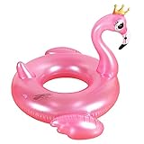 Flotador inflable para piscina con brillos, tubos para flotar, divertidos flotadores para la playa, juguetes para la piscina, deportes acuáticos inflables duraderos de PVC para adultos 150 * 120 * 45