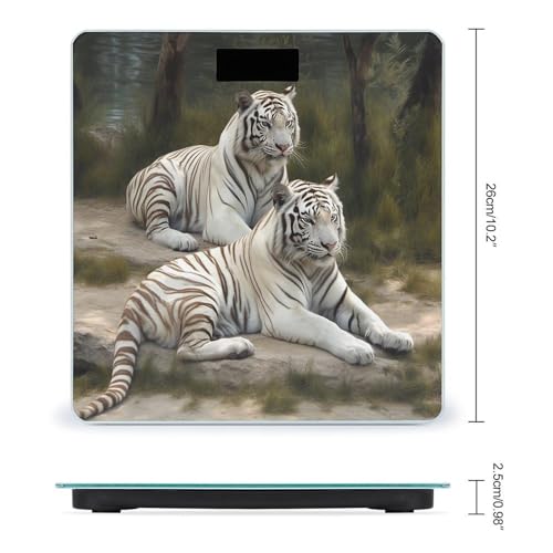 Báscula Digital de Baño Capacidad 400 lb Pantalla LCD miniatura 2