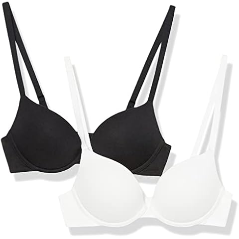 Amazon Essentials Women's Push-Up Cotton Bra Pack Cover