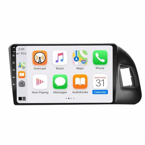 Navegación GPS 2 DIN para Audi Q5 con Android Auto, Carplay y pantalla de coche