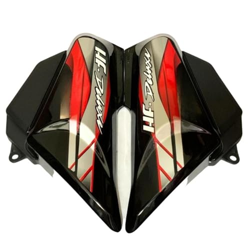 Image of RudraRidez Bike Side panel /Sidepannel -Black&Red For Hero CD 110 Deluxe Hf 100 Deluxe 2019 model Type 2