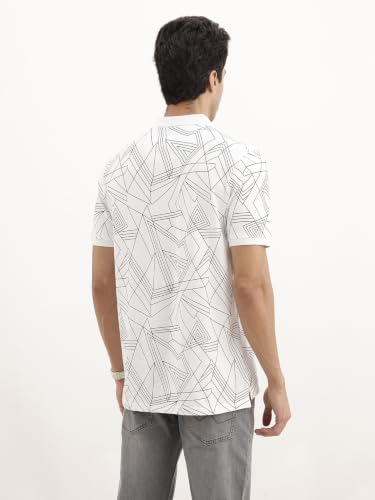 Image of WROGN Men's 100% Cotton T-Shirt | All-Over Print | Slim Fit