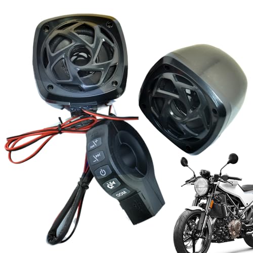 Système stéréo pour moto compact avec amplificateur de guidon