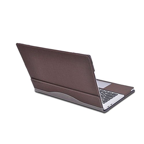 Lenovo Yoga 910 Hard Case Cover , Hard Shell Laptop Case for 13.9" Lenovo Yoga 910, PU Leather, Brown