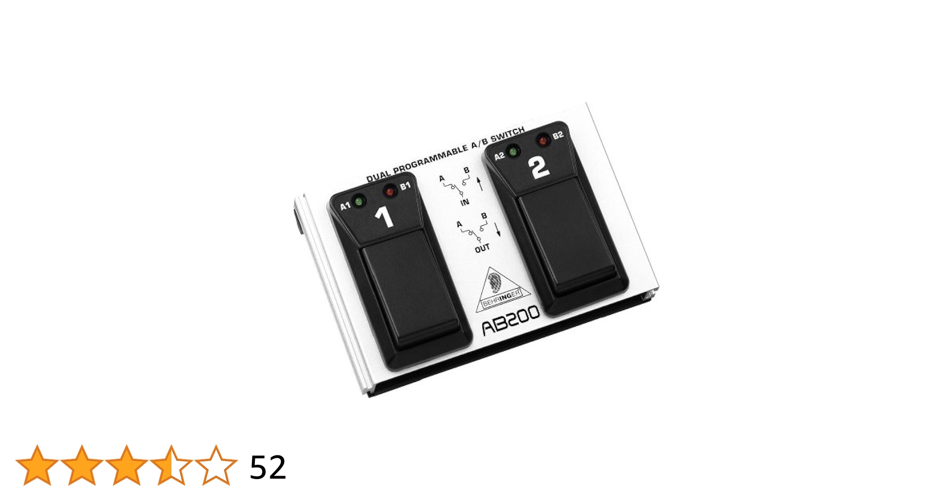 BEHRINGER AB200 A/Bスイッチ Behringer | Product | AB200