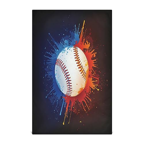 Serviettes de base de torchon de thé baseball grand format lot en vrac