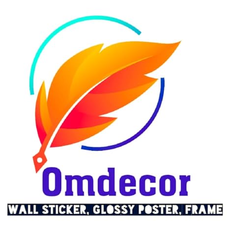 Omdecor Blue Bal Makahan Chor Krishna Murari God Wall Poster For Pooja Mandir, Office, Kids Room, Living Room (Size - 45Cm X 45Cm)