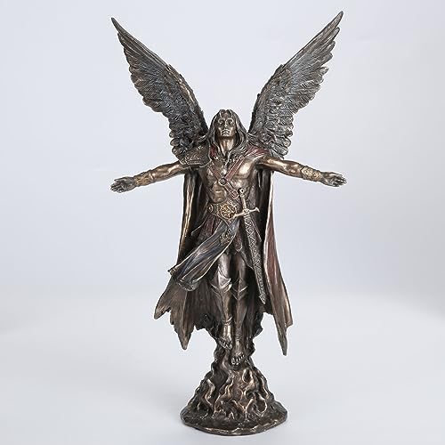 JFSM INC. Ascending Saint Michael Archangel Statue 11-inch
