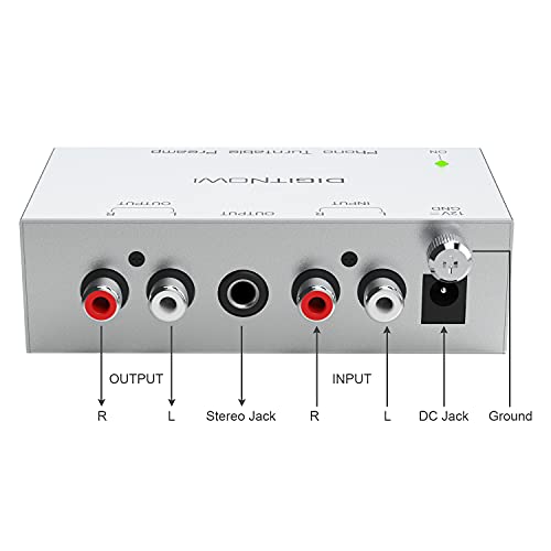 Phono Turntable Preamp, Phono Preamp For Turntable, Record Play, Mini Electronic Audio Stereo Phonograph Preamplifier With Rca Input, Rca/Trs Output, Phono Preamp With 12 Volt Dc Adapter #TOP1