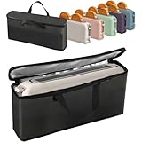 Tragetasche für Blla 2-Scheiben, schlank, tragbare Aufbewahrungstasche mit Aluminiumfolie, Brotbackautomat-Reisetasche, wasserdichte Toaster-Organizer-Tasche für Camping, Rucksacktouren