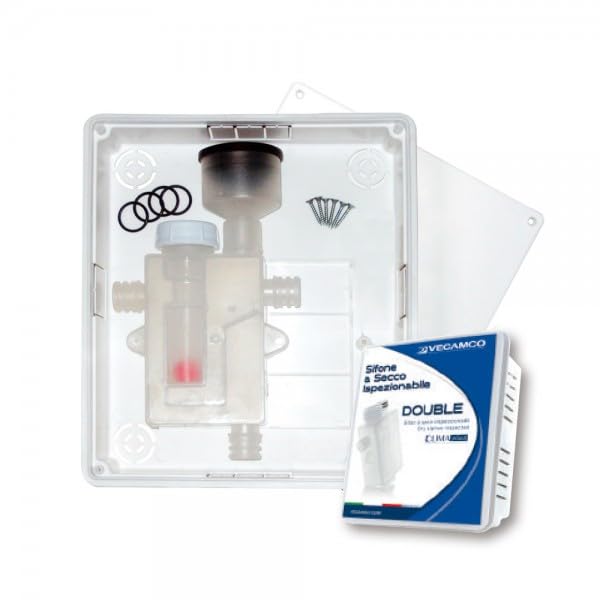 Kit sifón a seco Doble inspeccionable con caja ClimaPlus