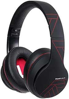 PowerLocus P6 Bluetooth Headphones Over Ear, Wireless Headphones, Super Bass Hi-Fi Stereo Sound, 20Hrs Battery Life,Soft Earmuffs, Headphones with Mic, Voice Assistant for iPhone,Android,Laptops,PC,TV