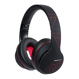 PowerLocus P6 Bluetooth Headphones Over Ear, Wireless Headphones, Super Bass Hi-Fi Stereo Sound, 40Hrs Battery Life,Soft Earmuffs, Headphones with Mic, Voice Assistant for iPhone,Android,Laptops,PC,TV