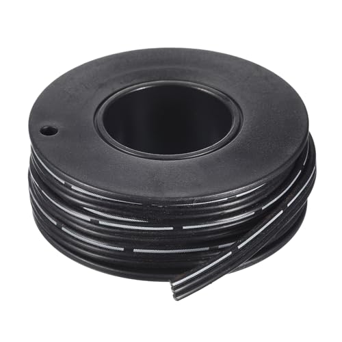 MECCANIXITY - MECCANIXITY 20AWG Silicone Ribbon Cable 3Pin 20 Gauge Flat Cable Flexible Silicone Wire 3m/9.8ft Black Stranded Tinned Copper Wire for Model Plane, Model Car, Electric Appliance