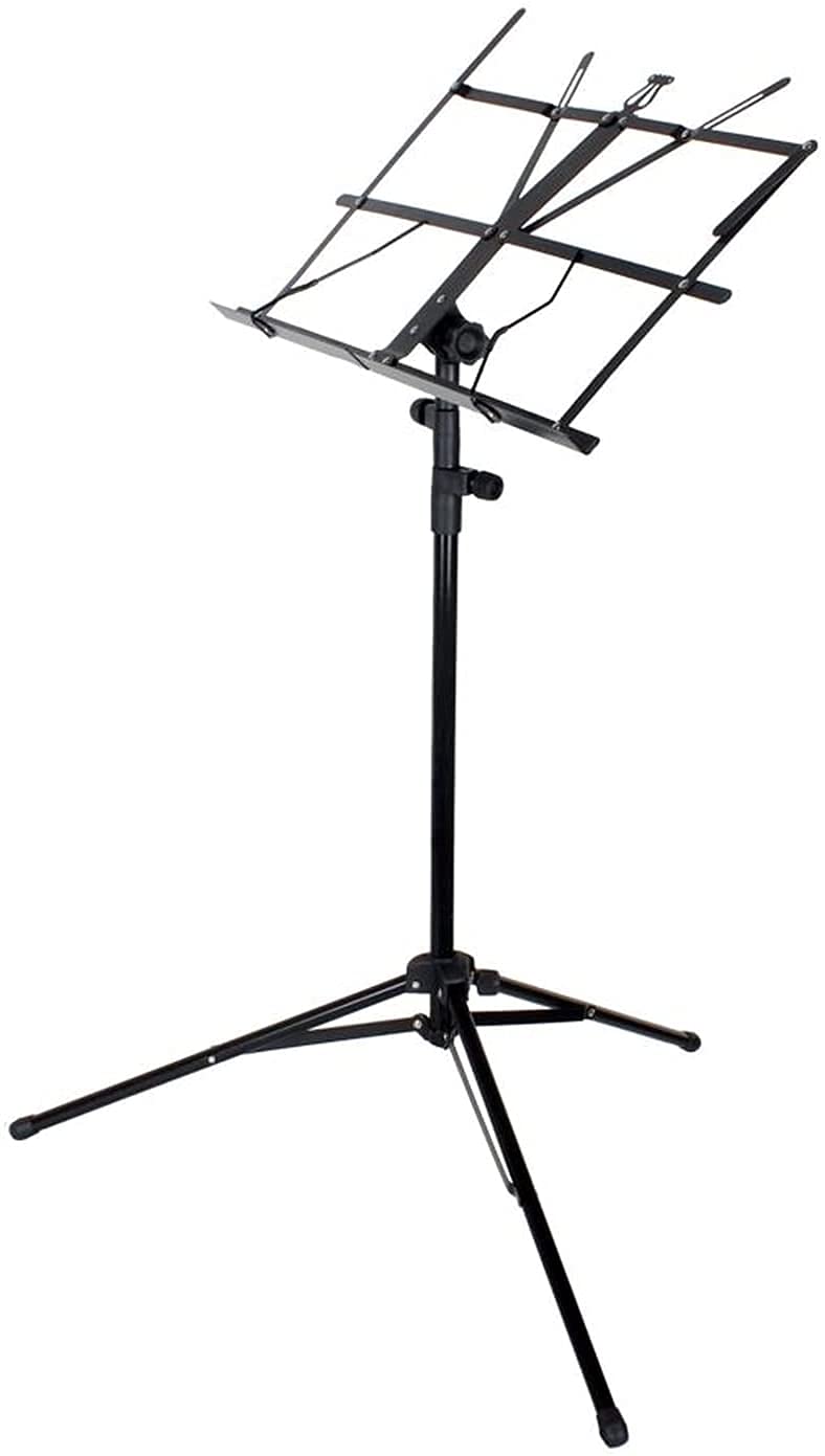 Atriles para Partituras Atriles Profesionales De Alta Resistencia Atriles Plegables para Partituras con Soporte De Clip,Black