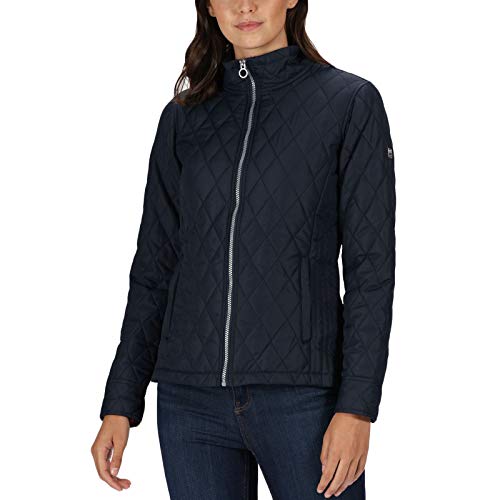 Preisvergleich Produktbild Regatta Womens Charna Quilted Jacket, Navy / Ditsy, Large