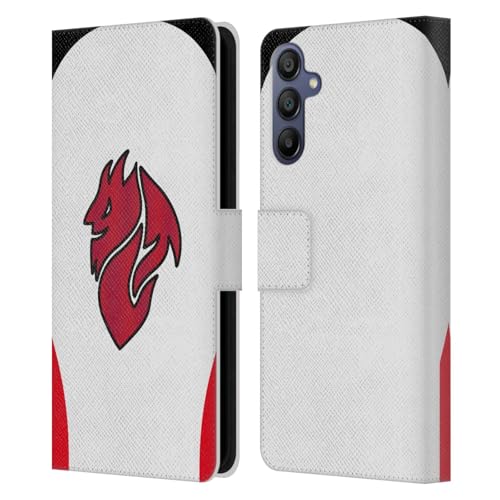 Étui AC Milan pour Samsung A15 housse portefeuille en cuir Head Case Designs