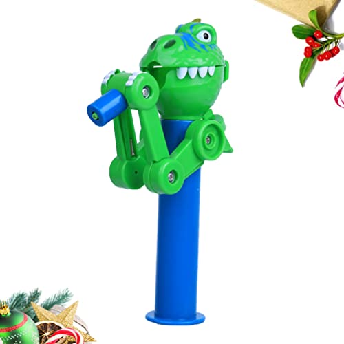 Toyvian Robô de pirulito em formato de dinossauro, suporte de pirulito pop-ups, capa pirulito suport