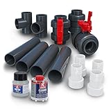 Pool Bypass Set für Wärmepumpe 38 und 50 mm Poolheizung Schwimmbecken Heizung