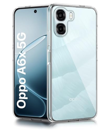 Image of COVERBLACK Flexible Rubber Case Back Cover Compatible for Oppo CPH2889 /Oppo A6s 5G - Transparent
