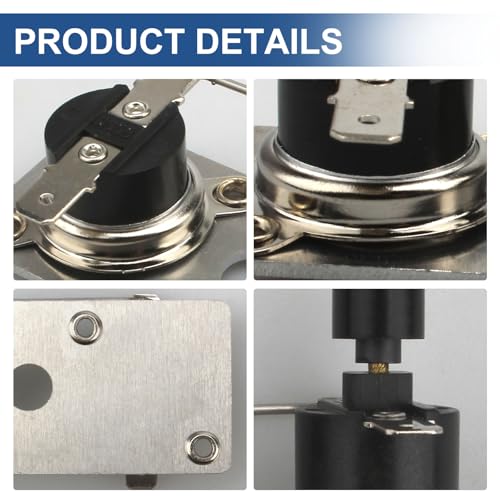 Image of 232306 RV Water Heater Thermostat Switch for Suburban SW Series 120V AC with 130F High and 100F Low Temperature Limits Replacement Part
