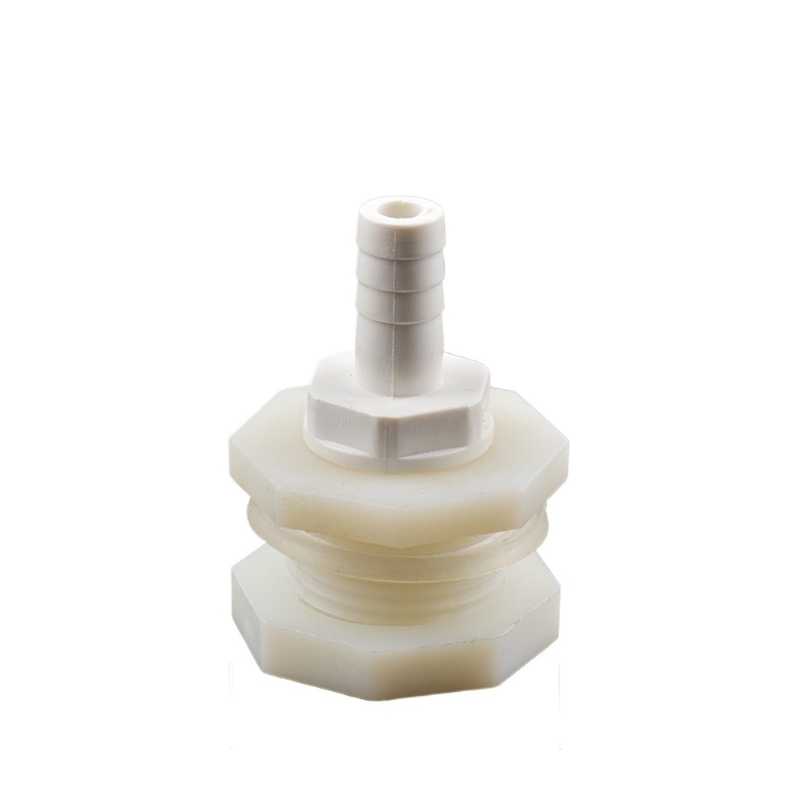 MEXEWORD ABS 1/2" Fish Tank Joints Aquarium Outlet Bucket Connector 8 10 12 16mm Garden Watering IFittings Water Tank Adapter 1 Set(10mm)