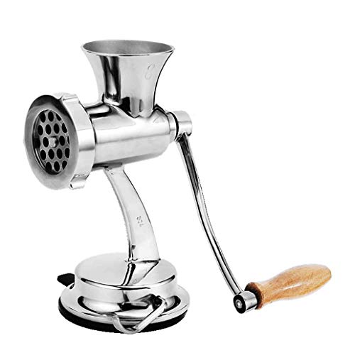 Manueller Fleischwolf aus Gusseisen, mit Tischklemme, multifunktionaler Fleischwolf und Wurstmaschine, müheloses Mahlen von Gemüse, Knoblauch,