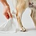 Wags & Wiggles Cleanse Hypoallergenic Wipes 100ct | Hypoallergenic Dog Wips 100 Count Package, Fragrance Free | Waterless Bathing to Keep Pets with Sensitive Skin Clean (FF22031)