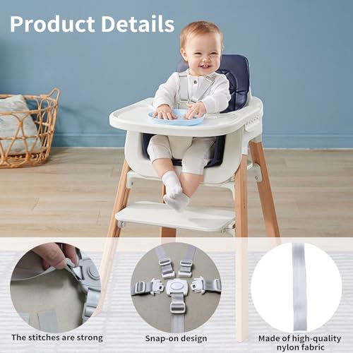 5 Punkt Gurt Sicherheitsgurt,Gurt,5 Punkt Gurt für Hauck Hochstuhl Gurt und Kinderwagen,Harness for Highchair,Kinder Sicherheitsgurt Gurt Tripp Trapp Stuhl,Kinderwagen Anschnallgurt,Kinderschutzgurt