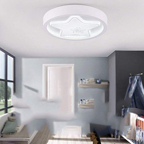 Plafonnier LED étoile 55cm télécommandable éclairage chambre fille garçon