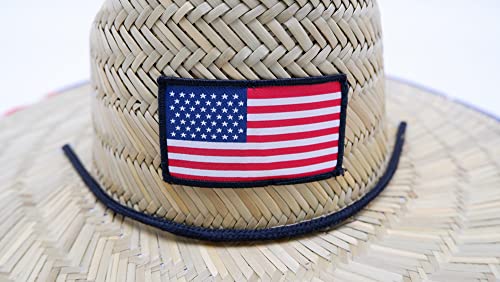 Dag Gear Printed Pattern Straw Sun Hat - Usa #TOP2