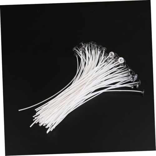 Mechas para velas preenceradas de algodón natural 30 unidades miniatura 3