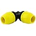 Underground IPS Yellow Poly Gas Pipe 90 Degree Elbow (1)