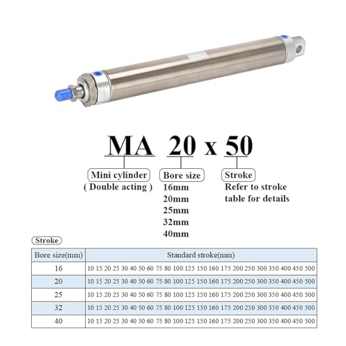 Vérin pneumatique double effet pour automatiser un grand déplacement