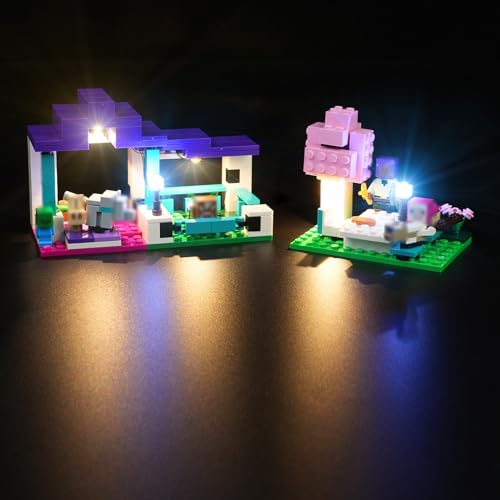 DALDED LED Lighting Kit for Lego The Animal Sanctuary, LED Light Compatible with 21253 Building Block Models (Not Include Lego Set)