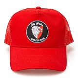 Athletic Club, Gorra Oficial del Club Trucker, con Parche Copa del Rey, Algodón, Rojo, Talla única